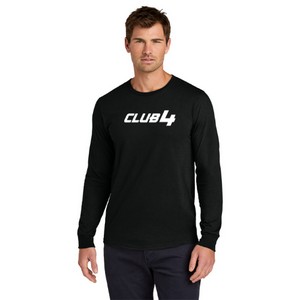CLUB4 Unisex Long Sleeve Tee - Black