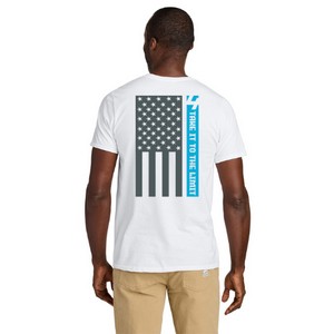 CLUB4 Flag Tee - White