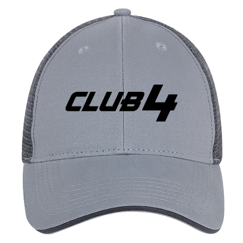 CLUB4 Hat - Grey