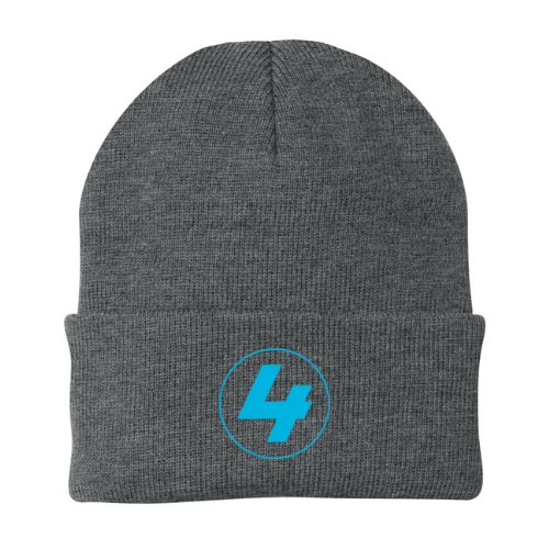 4 Beanie - Grey