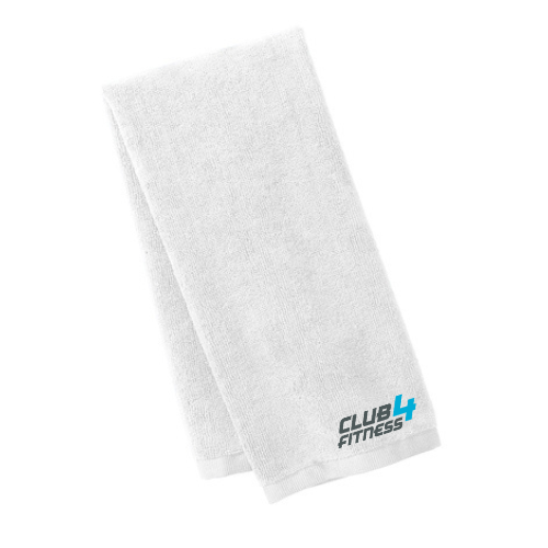 CLUB4 - Gym Towel White